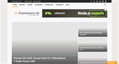 Desktop Screenshot of djexpressions.net